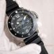New Copy Panerai Submersible Flyback SS Black Bezel Watch - PAM615 (5)_th.jpg